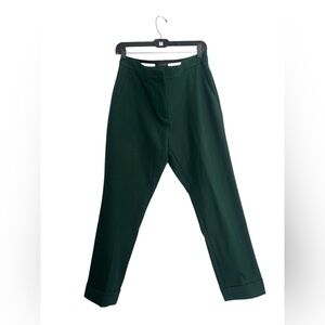 Ann Taylor Deep Green Tailored Trousers